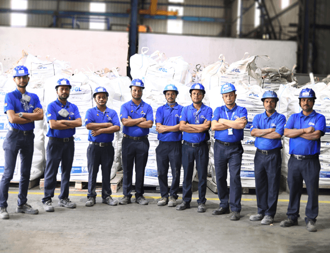 Workers at IFGL Refractories